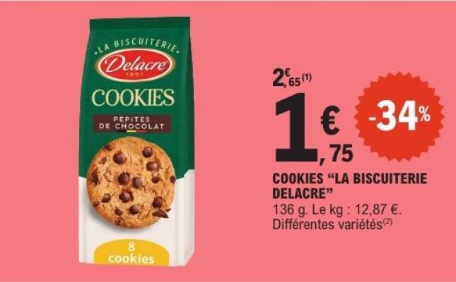 COOKIES “LA BISCUITERIE DELACRE”