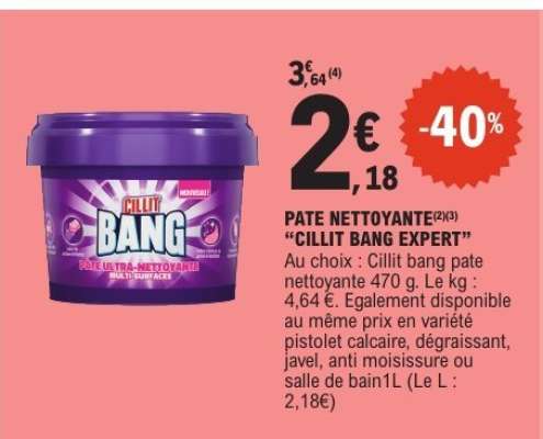 PATE NETTOYANTE “CILLIT BANG EXPERT”