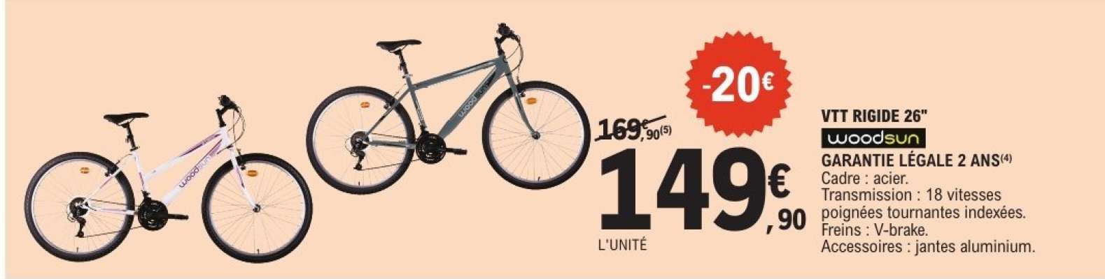 VTT RIGIDE 26"