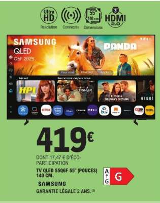 TV QLED 55Q6F 55” (POUCES) 140 CM