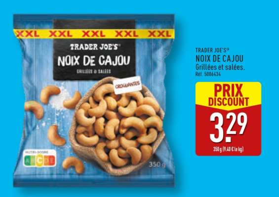 TRADER JOE'S® NOIX DE CAJOU
