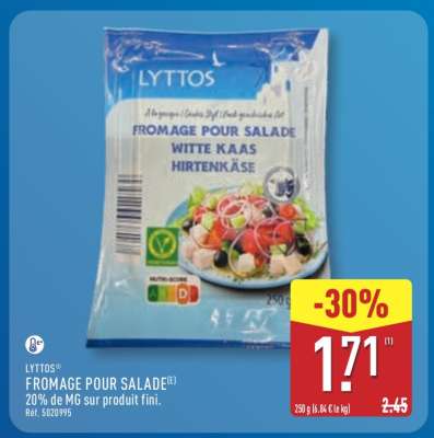 LYTTOS FROMAGE POUR SALADE