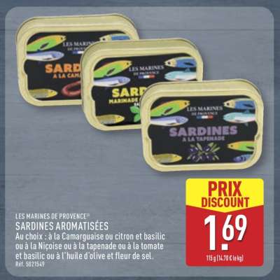 SARDINES AROMATISÉES
