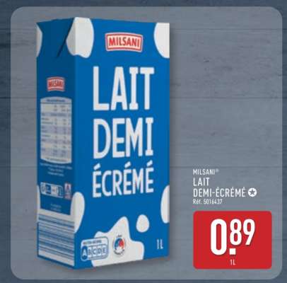 MILSANI LAIT DEMI-ÉCRÉMÉ