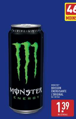 Monster Boisson Énergisante L'Original