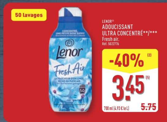 LENOR ADOUCISSANT ULTRA CONCENTRÉ Fresh Air