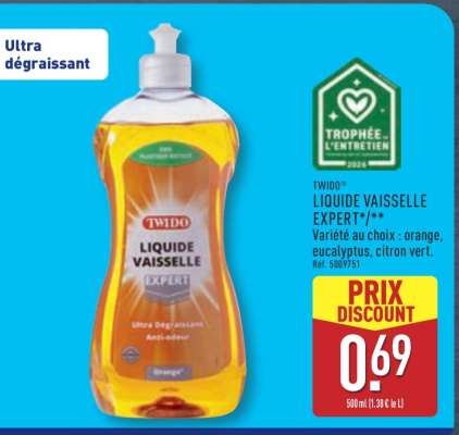 TWIDO LIQUIDE VAISSELLE EXPERT