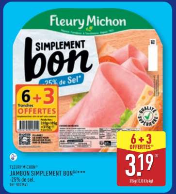 FLEURY MICHON Jambon Simplement bon