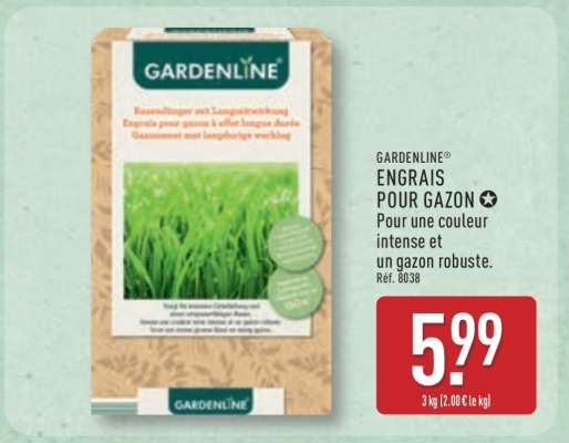 GARDENLINE® ENGRAIS POUR GAZON