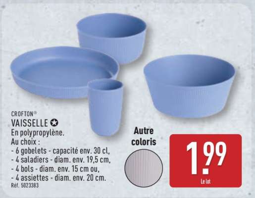 CROFTON® VAISSELLE