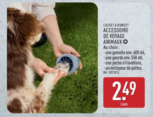 CACHET & ROMEO® ACCESSOIRE DE VOYAGE ANIMAUX