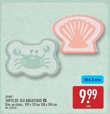 TAPIS DE JEU AQUATIQUE