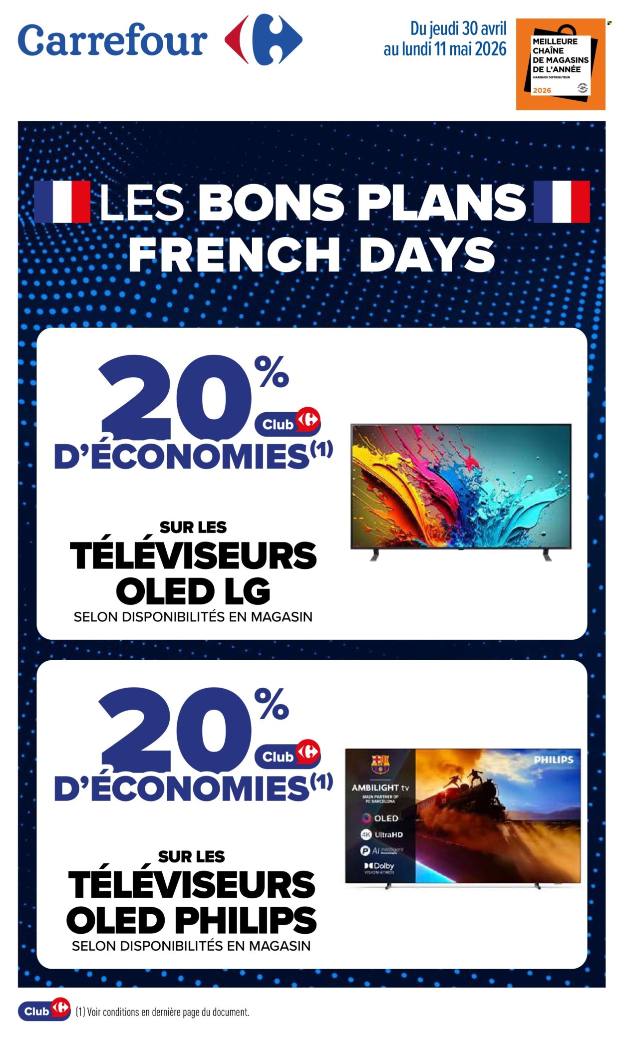 Catalogue Carrefour Hypermarchés - 30/04/2026 - 11/05/2026. Page 1