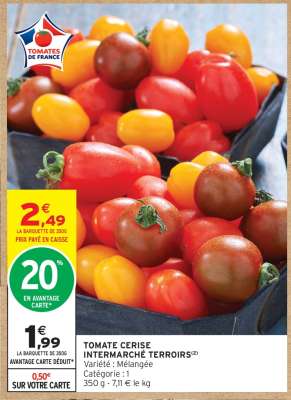 TOMATE CERISE INTERMARCHÉ TERROIRS