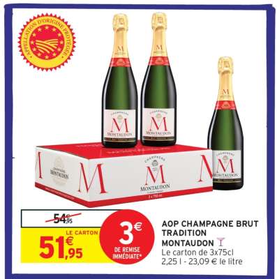 AOP Champagne Brut Tradition 'Montaudon'