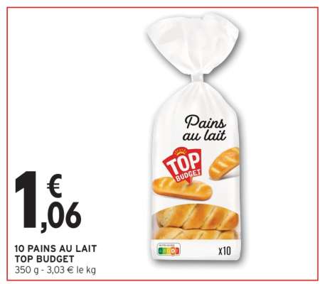 10 Pains au Lait Top Budget