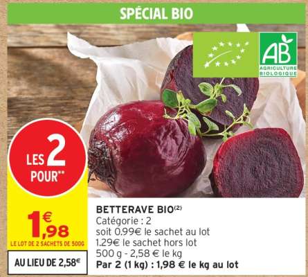 BETTERAVE BIO