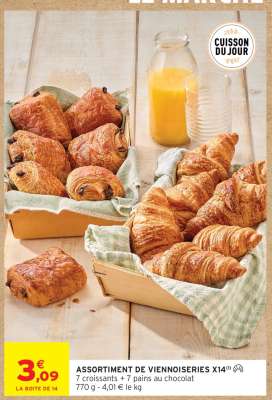 ASSORTIMENT DE VIENNOISERIES X14