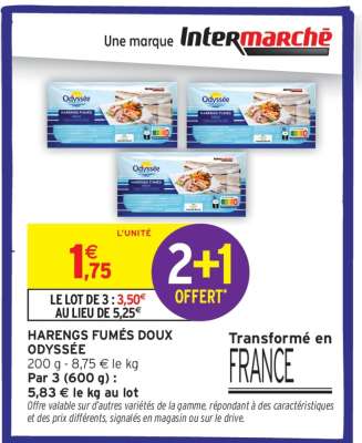 Harengs Fumés Doux Odyssée