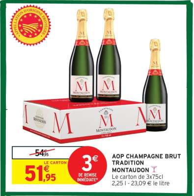 AOP Champagne Brut Tradition 'Montaudon'