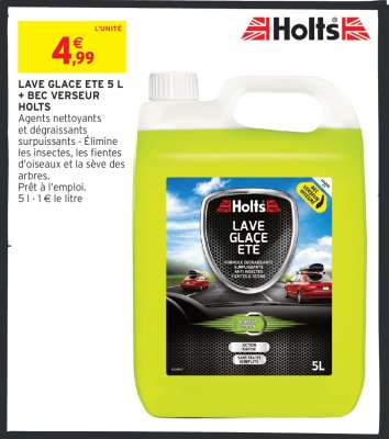 LAVE GLACE ETE 5 L + BEC VERSEUR HOLTS
