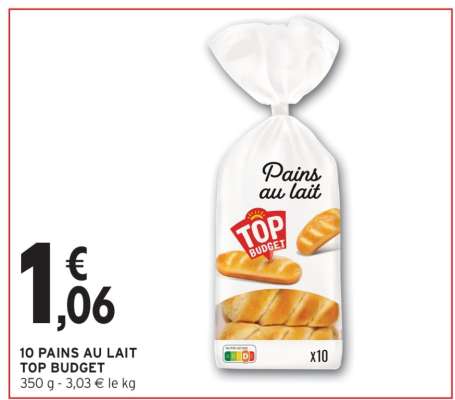 10 Pains au Lait Top Budget