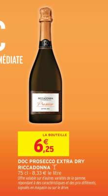 DOC PROSECCO EXTRA DRY RICCADONNA