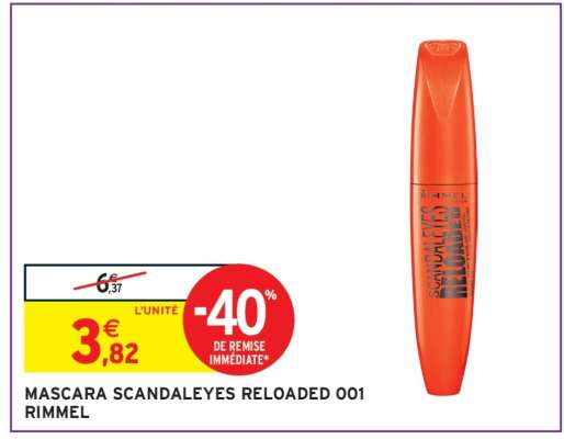 Mascara Scandaleyes Reloaded 001 Rimmel