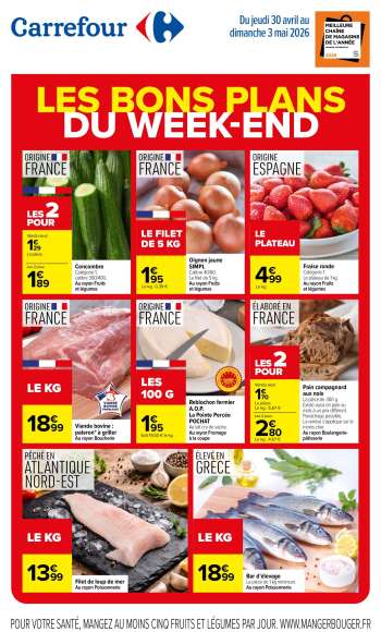 Catalogue Carrefour Hypermarchés - 30/04/2026 - 03/05/2026.