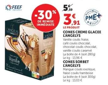 CONES CREME GLACEE L'ANGELY'S