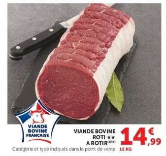 Viande Bovine : Rôti**