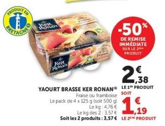 Yaourt Brassé Ker Ronan