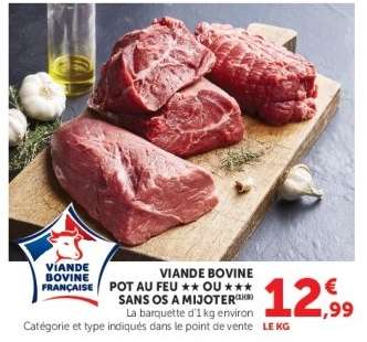 Viande Bovine : Pot au Feu