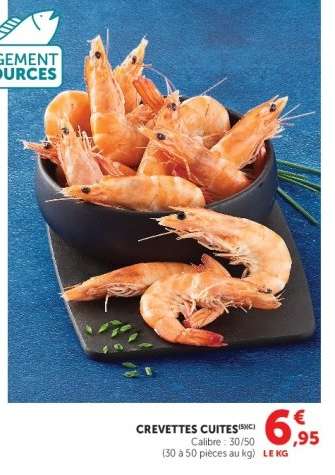 CREVETTES CUITES
