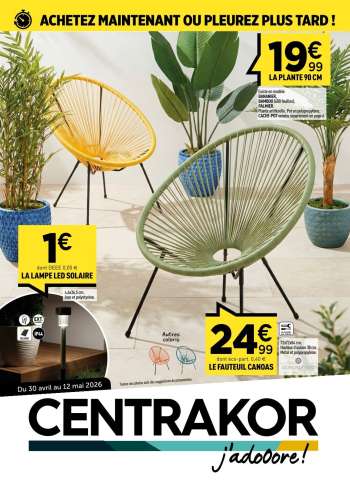 Catalogue Centrakor - 30/04/2026 - 12/05/2026.
