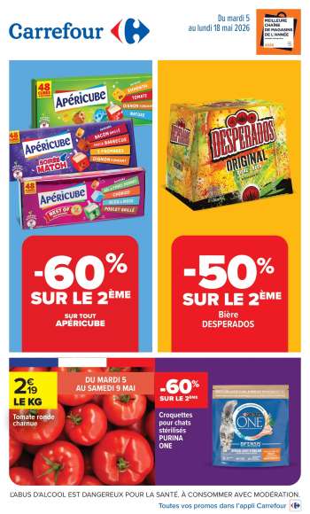 Catalogue Carrefour Hypermarchés - 05/05/2026 - 18/05/2026.
