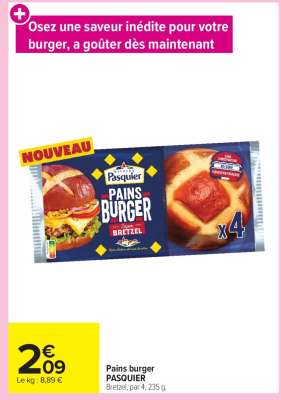 PAINS BURGER “PASQUIER”