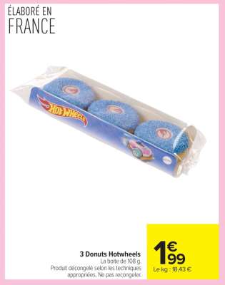 3 Donuts Hotwheels