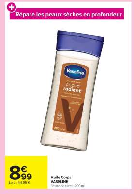 Huile Corps VASELINE