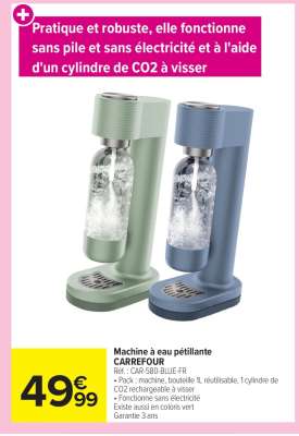 Machine à eau pétillante