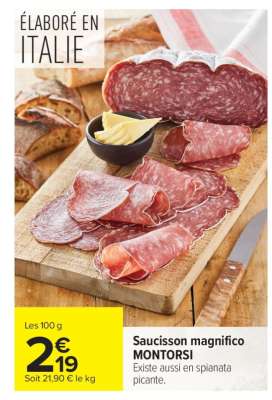 Saucisson magnifico MONTORSI