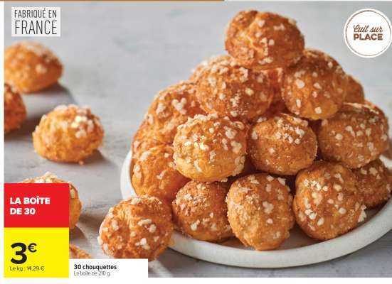 30 chouquettes