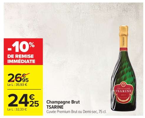 CHAMPAGNE BRUT Tsarine