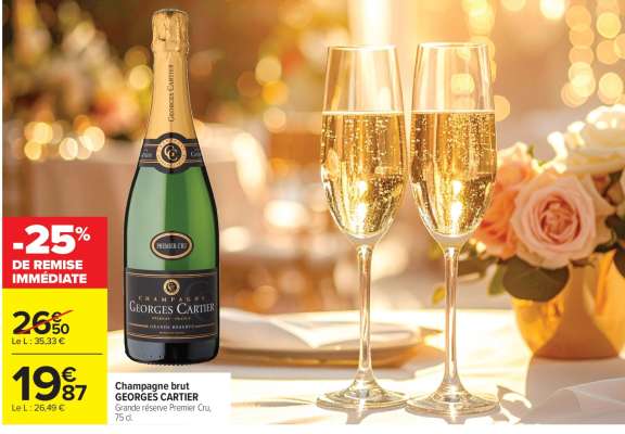 Champagne brut GEORGES CARTIER
