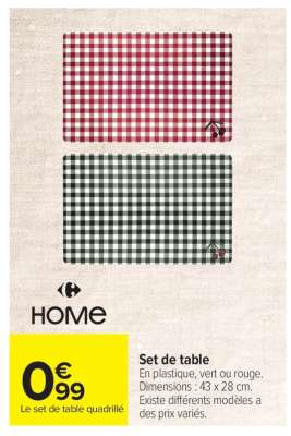 Set de table
