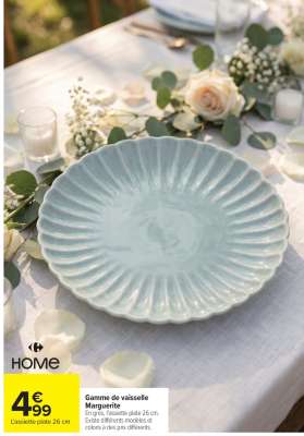 L'assiette plate 26 cm