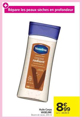 Huile Corps VASELINE