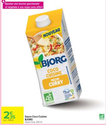 Sauce Coco Cuisine BJORG