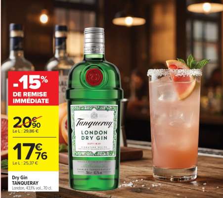 Dry Gin TANQUERAY