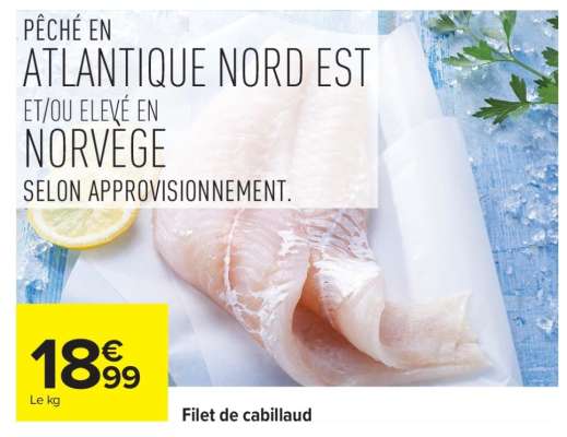 Filet De Cabillaud
